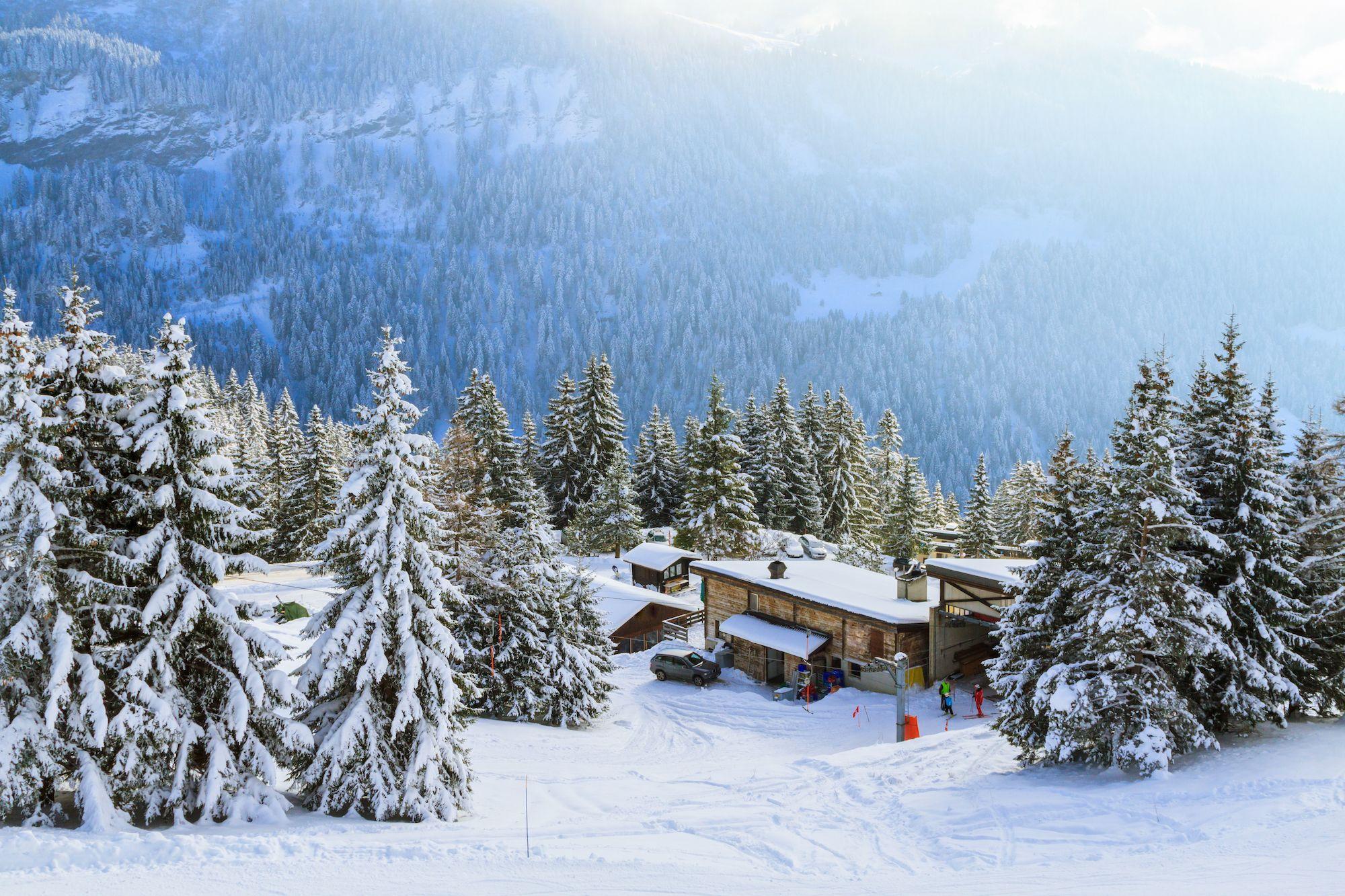 A sciare sulle Alpi svizzere © Elena Klippert