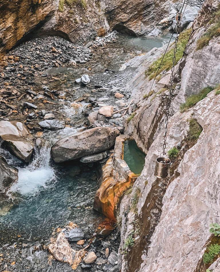 Leukerbad Thermalquelle